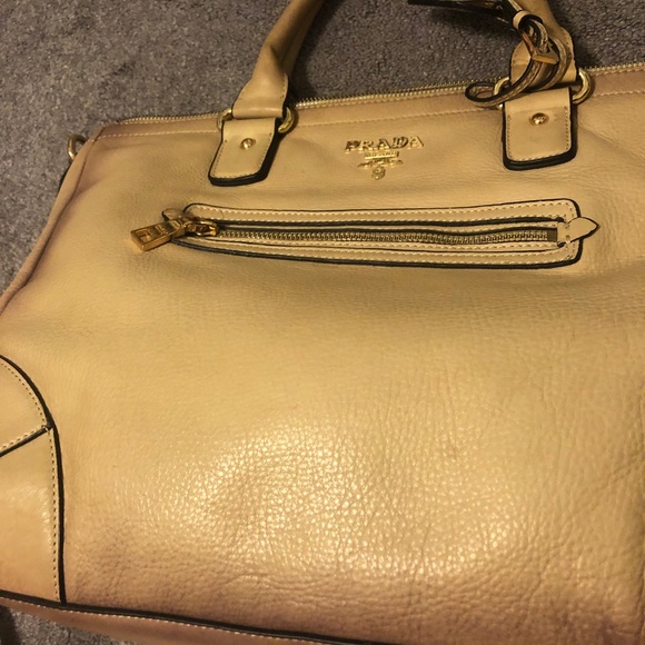 Prada Beige Double Zip Ombré Tote - Picture 4 of 15